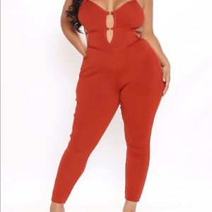 Jessie bandage jumpsuit fashion nova